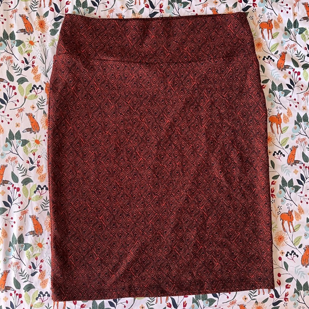 Large LulaRoe Cassie Pencil Skirt